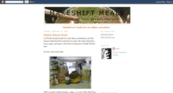 Desktop Screenshot of makeshiftmeals.blogspot.com