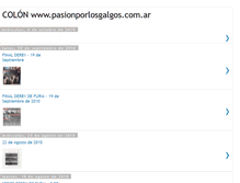 Tablet Screenshot of pasionporlosgalgoscolon.blogspot.com