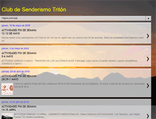 Tablet Screenshot of clubdesenderismotriton.blogspot.com