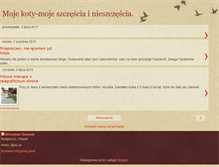 Tablet Screenshot of mojekoty-bydgoszcz.blogspot.com