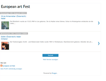 Tablet Screenshot of europeanartfest.blogspot.com