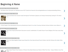 Tablet Screenshot of beginningahome.blogspot.com