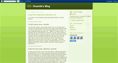 Desktop Screenshot of chamilles.blogspot.com