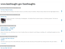 Tablet Screenshot of bosthoughtsdotgovslashbosthoughts.blogspot.com