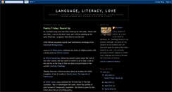 Desktop Screenshot of languageliteracylove.blogspot.com
