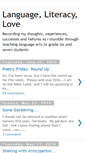 Mobile Screenshot of languageliteracylove.blogspot.com