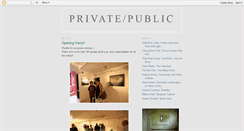 Desktop Screenshot of private-public-art.blogspot.com
