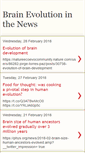 Mobile Screenshot of brainevolutionnews.blogspot.com