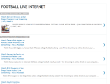 Tablet Screenshot of football-live-internet.blogspot.com