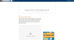 Desktop Screenshot of news-site-information.blogspot.com