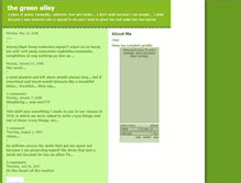 Tablet Screenshot of green-alley.blogspot.com