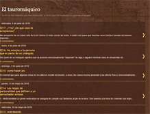 Tablet Screenshot of eltauromquico.blogspot.com