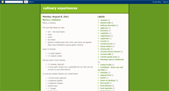 Desktop Screenshot of culinex.blogspot.com