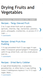 Mobile Screenshot of dryingfruitsandvegetables.blogspot.com