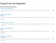 Tablet Screenshot of dryingfruitsandvegetables.blogspot.com