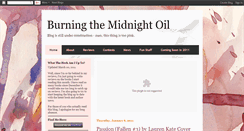 Desktop Screenshot of burningthe-midnight-oil.blogspot.com