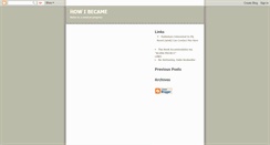 Desktop Screenshot of howibecametheuspoetlaureate.blogspot.com