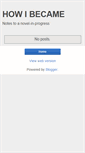 Mobile Screenshot of howibecametheuspoetlaureate.blogspot.com
