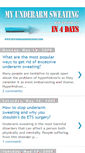 Mobile Screenshot of cureunderarmsweating.blogspot.com