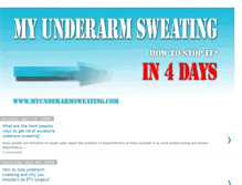 Tablet Screenshot of cureunderarmsweating.blogspot.com