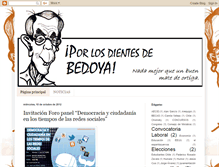 Tablet Screenshot of porlosdientesdebedoya.blogspot.com