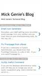 Mobile Screenshot of mickgenie.blogspot.com