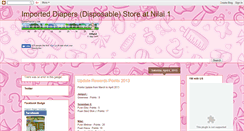 Desktop Screenshot of diapersnegerisembilan.blogspot.com