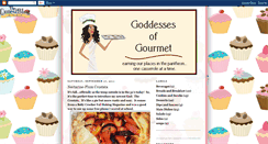 Desktop Screenshot of goddessesofgourmet.blogspot.com