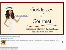 Tablet Screenshot of goddessesofgourmet.blogspot.com