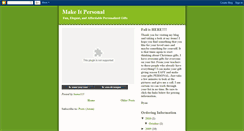 Desktop Screenshot of makeitpersonalbydyan.blogspot.com