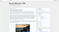 Desktop Screenshot of ducatimonster796.blogspot.com