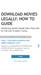 Mobile Screenshot of howtodownloadmovieslegally.blogspot.com