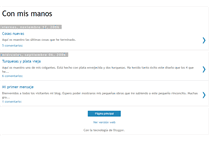 Tablet Screenshot of manosdemaria.blogspot.com