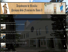 Tablet Screenshot of paroquiasaofranciscodeassis-df.blogspot.com
