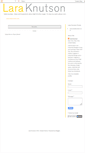 Mobile Screenshot of laraknutson.blogspot.com
