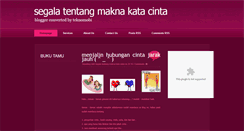 Desktop Screenshot of maknakatacinta.blogspot.com