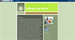 Desktop Screenshot of collegeandchloe.blogspot.com