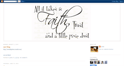 Desktop Screenshot of fairydustandtrust.blogspot.com