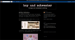 Desktop Screenshot of boyundschwester.blogspot.com