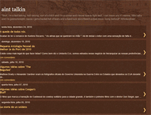 Tablet Screenshot of ainttalkin.blogspot.com