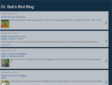 Tablet Screenshot of drbobsbirdblog.blogspot.com