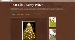 Desktop Screenshot of fablife-armywife.blogspot.com