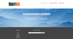 Desktop Screenshot of chacchandosuenos.blogspot.com