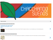 Tablet Screenshot of chacchandosuenos.blogspot.com