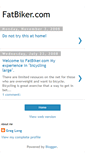Mobile Screenshot of fatbikerblog.blogspot.com
