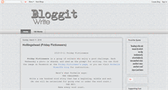 Desktop Screenshot of bloggitwrite.blogspot.com