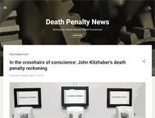 Tablet Screenshot of deathpenaltynews.blogspot.com
