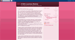 Desktop Screenshot of agirlslusiousdesires.blogspot.com