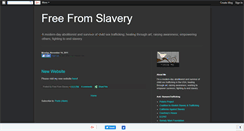 Desktop Screenshot of freefromslavery.blogspot.com