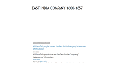 Desktop Screenshot of eastindiacompany1600-1857.blogspot.com